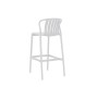 Table set with 2 chairs Home ESPRIT White Metal polypropylene 60 x 60 x 102 cm