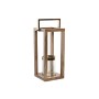 Candleholder Home ESPRIT Brown Steel Mango wood 25 x 25 x 54 cm