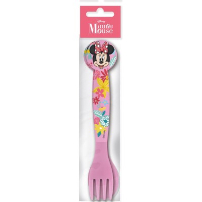 Cutlery set Minnie Mouse CZ11401 Pink Plastic 2 Pieces