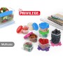 Ensemble de Boîtes à Lunch Privilege 65 ml Mini 4 Pièces (24 Unités)