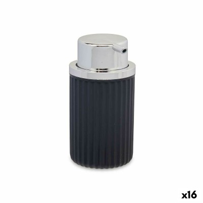 Soap Dispenser Berilo Anthracite Plastic 420 ml 7 x 14,5 x 8,5 cm (16 Units)
