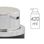 Soap Dispenser Berilo Anthracite Plastic 420 ml 7 x 14,5 x 8,5 cm (16 Units)
