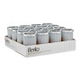 Glass Berilo Grey Plastic 7,5 x 11,5 x 7,5 cm (16 Units)