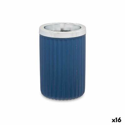 Verre Berilo Bleu Plastique 7,5 x 11,5 x 7,5 cm (16 Unités)