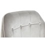 Armchair Home ESPRIT Grey Cream Golden Silver Polyester Metal 74 x 74 x 90 cm 74 x 67 x 90 cm