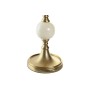 Candle Holder Home ESPRIT White Golden Aluminium Modern 15 x 15 x 43.5 cm