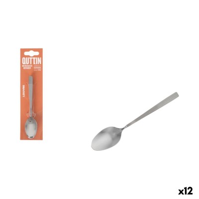 Teaspoon Quttin LOUVRE Silver 6 Pieces 12 Units