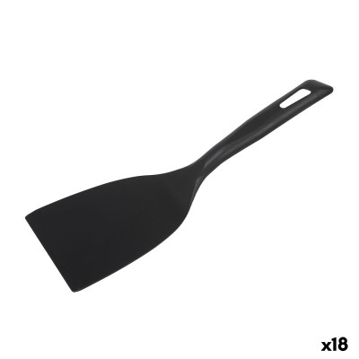 Spatule de Cuisine Quttin   Noir Nylon 32 x 9,6 x 8,4 cm (18 Unités)