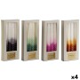 Candle Set DKD Home Decor Bicoloured 2 x 2 x 25 cm 2 x 2 x 20 cm 4 Pieces (4 Units)