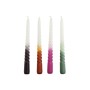 Candle Set DKD Home Decor Bicoloured 2 x 2 x 25 cm 2 x 2 x 20 cm 4 Pieces (4 Units)
