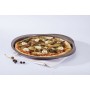 Pizza Mould Pyrex Brown Black Metal