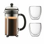 Cafetière with Plunger Bodum Grey 1 L 0,35 L (8 Units)