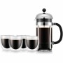 Cafetière with Plunger Bodum Transparent 1 L (8 Units)