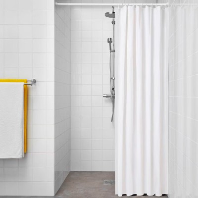 Rideau de Douche Exma Blanc PVC 180 x 180 cm