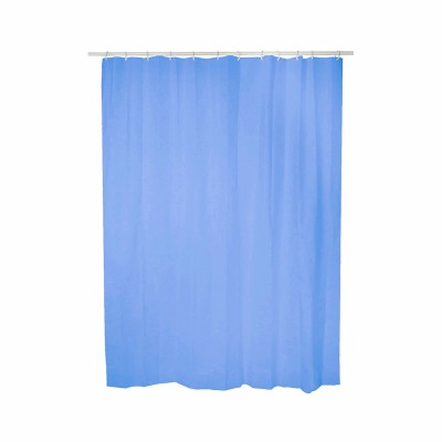 Shower Curtain Exma Blue PVC 140 x 180 cm