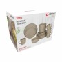 Tableware Alpina Taupe Ceramic 16 Pieces (4 Units)