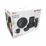 Tableware Alpina Black Ceramic 16 Pieces (4 Units)