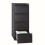 Armoire classeur Bisley Noir A4 132 x 46 x 62 cm