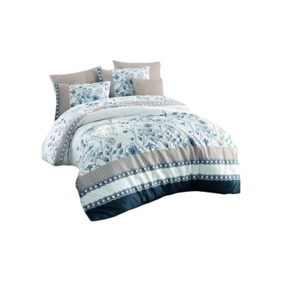 Duvet cover set Blue Super king 3 Pieces