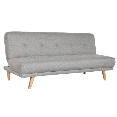 Canapé Convertible Home ESPRIT Gris Crème Scandi 172 x 80 x 76 cm