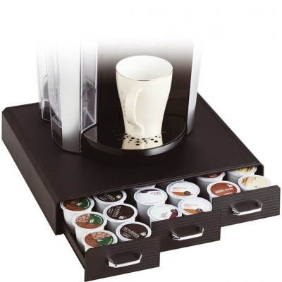 Organisateur de capsules de café Archivo 2000 CD902 NE Noir polystyrène