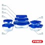 Ensemble de Boîtes à Lunch Pyrex Cook & Go Bleu Transparent