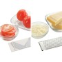 Mandolin Grater Leifheit White Stainless steel Plastic 4-in-1