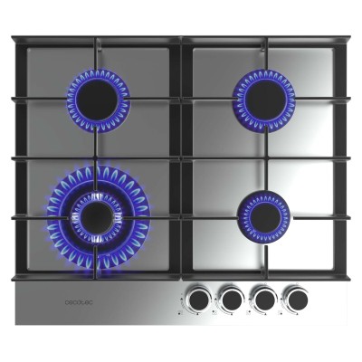 Plaque au gaz Cecotec Bolero Squad G 4400F Inox 8000 W