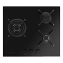 Cecotec Gas Hob Bolero Squad G 3400S 3 Burners 6200W Nano Glass Cast Iron Black