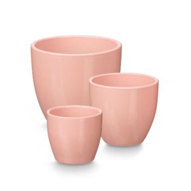 Set of pots Ibergarden Pink Clay Ø 14 cm Ø 22 cm Ø 17 cm 3 Pieces