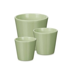 Set of pots Ibergarden Mint Clay Ø 14 cm Ø 22 cm Ø 17 cm 3 Pieces