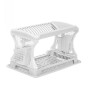 Draining Rack for Kitchen Sink Kinvara White 47,5 x 30 x 27,5 cm