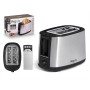 Toaster Argon Black Grey 750 W