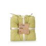 Set of cushions Gift Decor Green 40 x 40 x 7 cm 2 Pieces (6 Units)