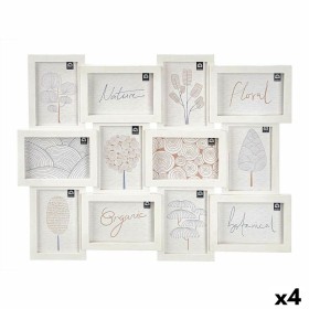 Porte photos mural Gift Decor Blanc polypropylène (4 Unités)