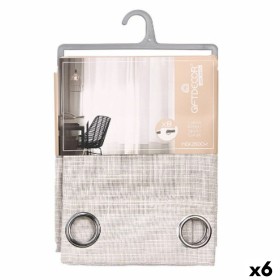 Rideau Gift Decor Gris 140 x 260 cm Rayures (6 Unités)