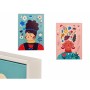 Canvas Gift Decor Multicolour Lady 50 x 3 x 70 cm (4 Units)