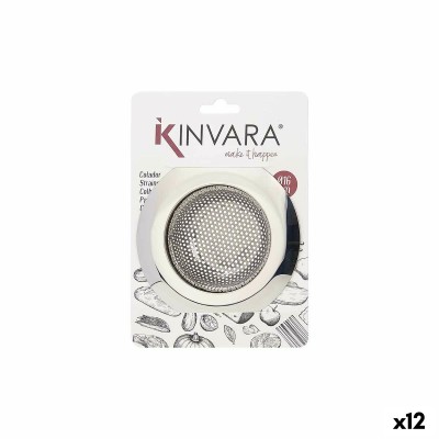 Filtre d'évier Kinvara Argenté Acier inoxydable Ø 16 cm (12 Unités)