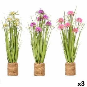 Plante décorative Ibergarden Corde Plastique Pierre 30 x 70 x 30 cm (3 Unités)