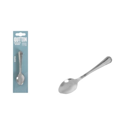 Coffee Spoon Quttin Sofia 10,5 x 2,5 cm 6 Pieces (12 Units)