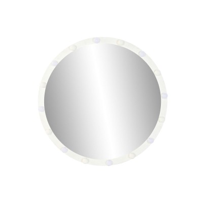 Wall mirror Home ESPRIT White Modern 100 X 7,5 X 100 CM