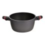 Casserole with lid San Ignacio denia experto Black Red Ø 24 cm