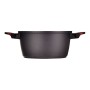 Casserole with lid San Ignacio denia experto Black Red Ø 24 cm