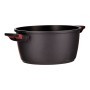 Casserole with lid San Ignacio denia experto Black Red Ø 24 cm