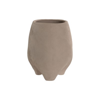 Planter Home ESPRIT Light brown Ceramic Urban 23 x 23 x 30 cm