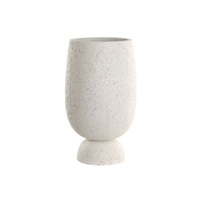 Planter Home ESPRIT White Fibre Mediterranean 35 x 35 x 60 cm