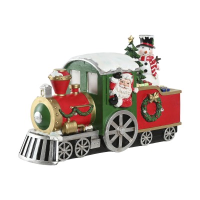 Christmas bauble Home ESPRIT Red Green Train