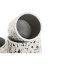 Cache-pot Home ESPRIT Blanc Multicouleur Ciment Urbaine 13 x 13 x 13 cm (3 Pièces) (2 Unités)
