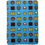 Couverture Mario Bros Multicouleur Carreaux Ecossais