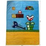 Blanket Mario Bros 24 x 14 x 26 cm Black animals